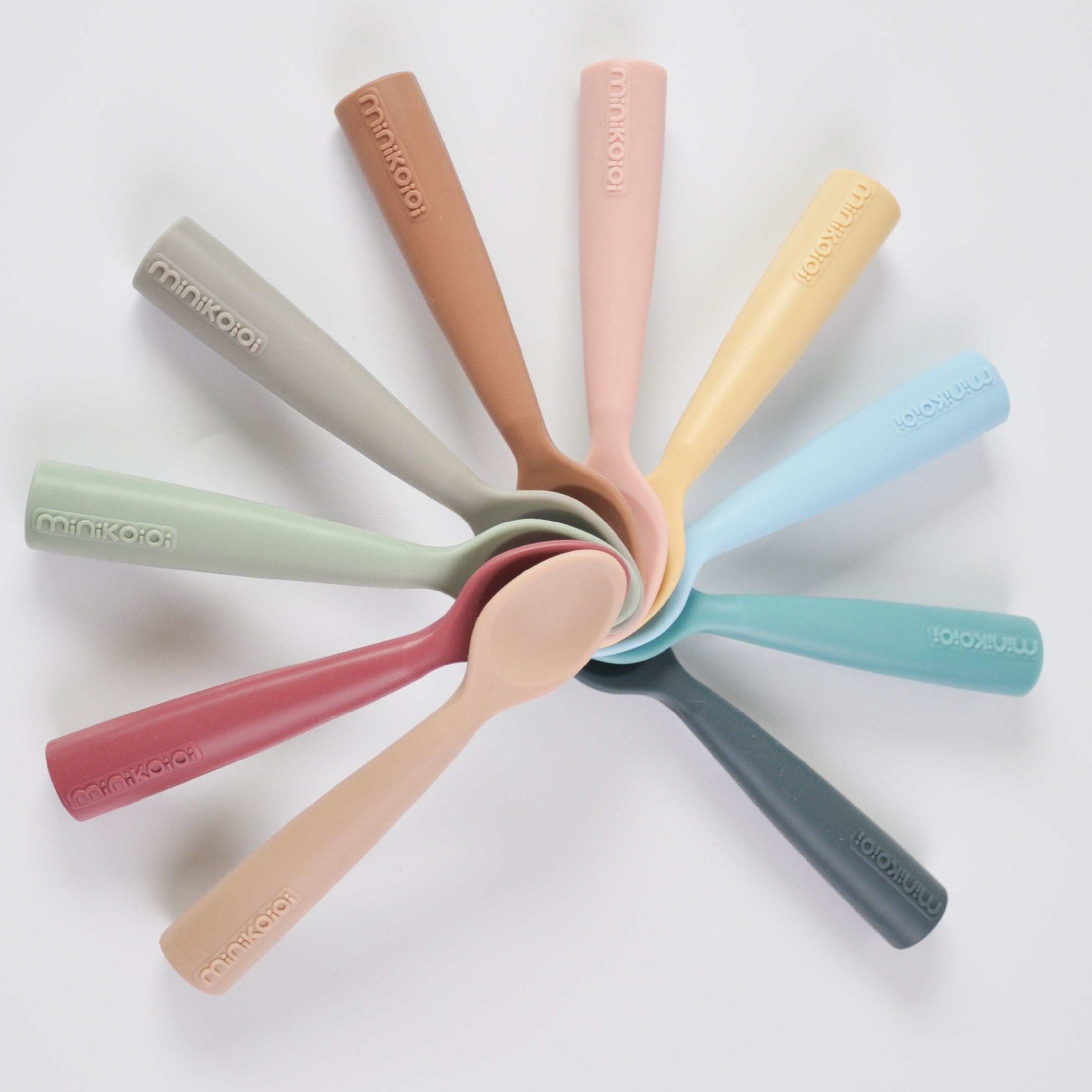 MinikOiOi Scooper Silicone Spoons