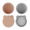 MinikOiOi MINI BITES Silicone Mini Bowl with Lid 2 pcs